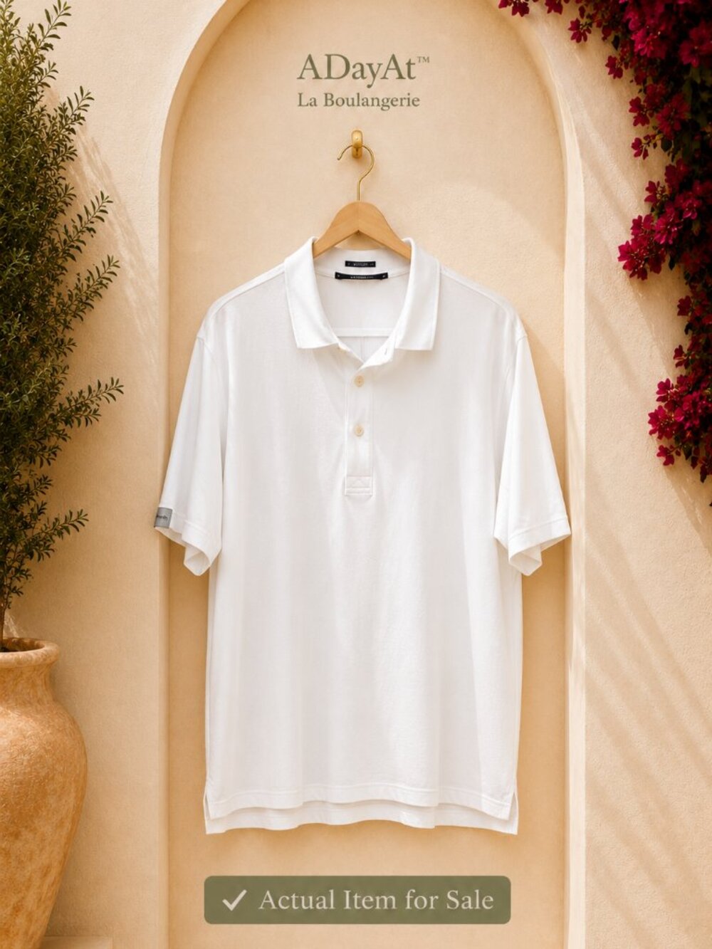 Polo Golf Ralph Lauren Stretch Lisle White Performance Minimalist Quiet Luxury